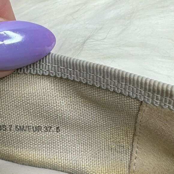 Vince Preston Hard Knit Metallic Mesh Slip On Sneaker 37.5 - Picture 7 of 7